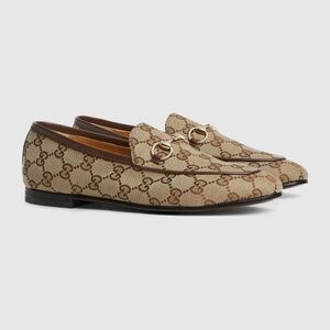 Worn Once Gucci New Jordaan Loafers 39.5 - Horsebit GG